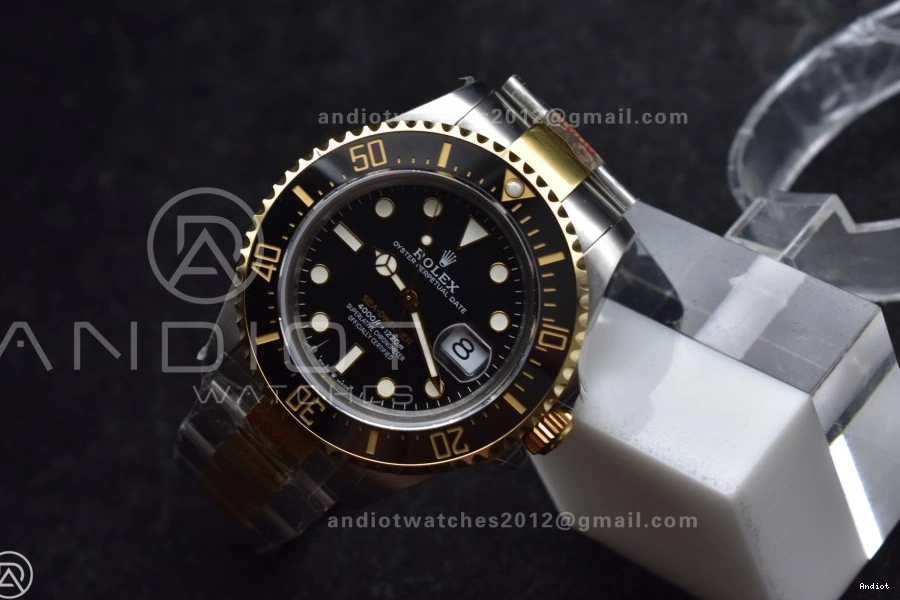 A2824 YG Tone SS Best Edition Black SS 126603 Bracelet Sea-Dweller Two V3 GMF on YG Dial 0128